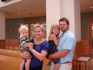 Chad, Jess, Makenzie & Cade Stock August 2008