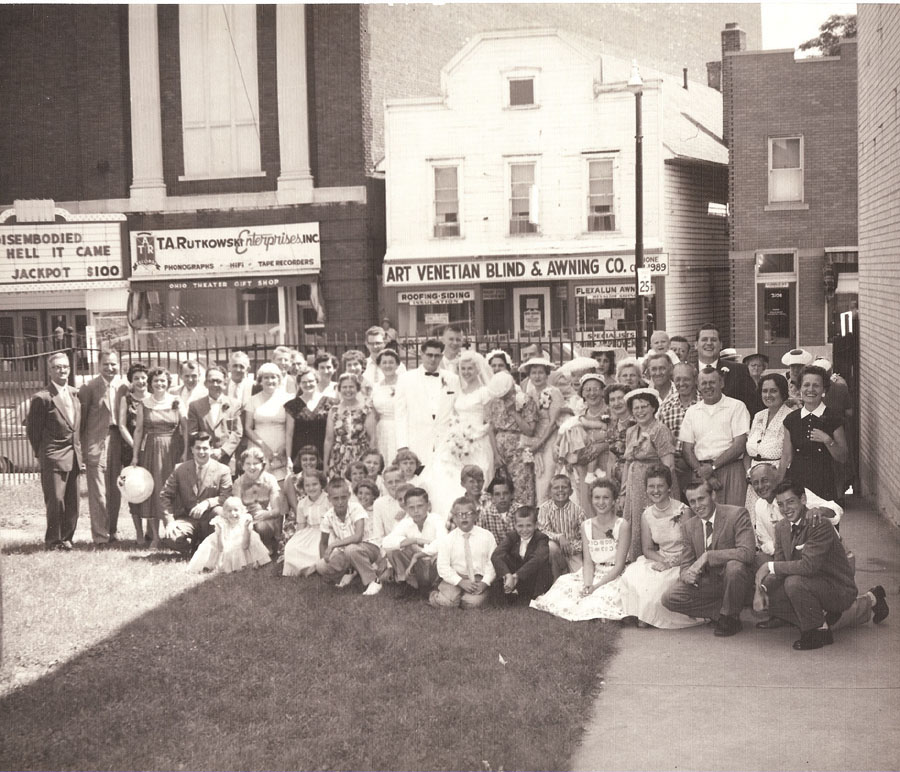 Connie Stock's Wedding August 9, 1958